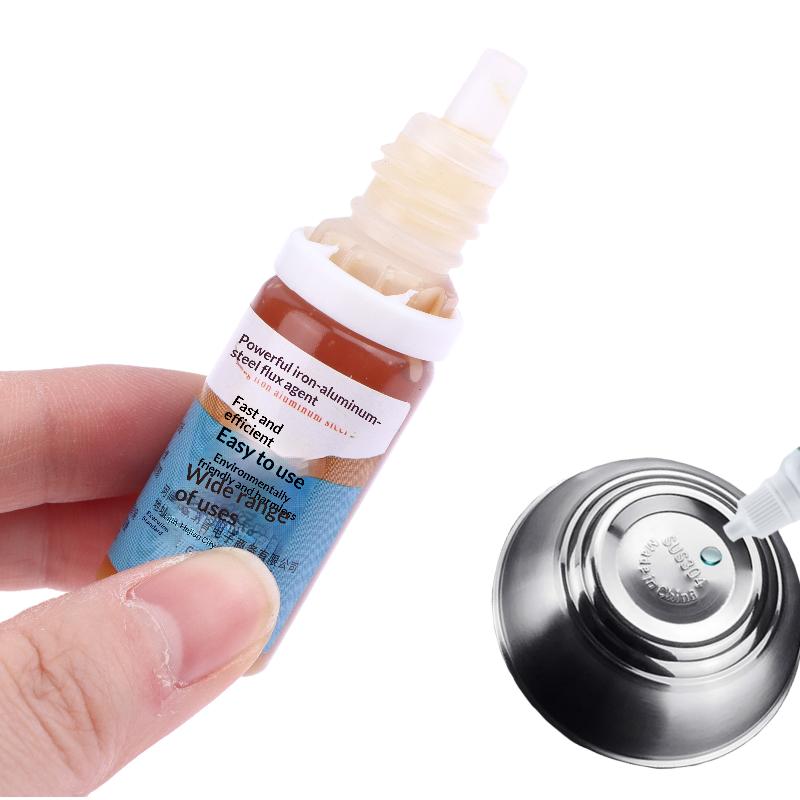 Soldering Flux Liquid - 1 Stück Flüssiges Aluminium-Metall-Elektronik-Kupfer-Lötflussmittel 10ml Lötflussmittel