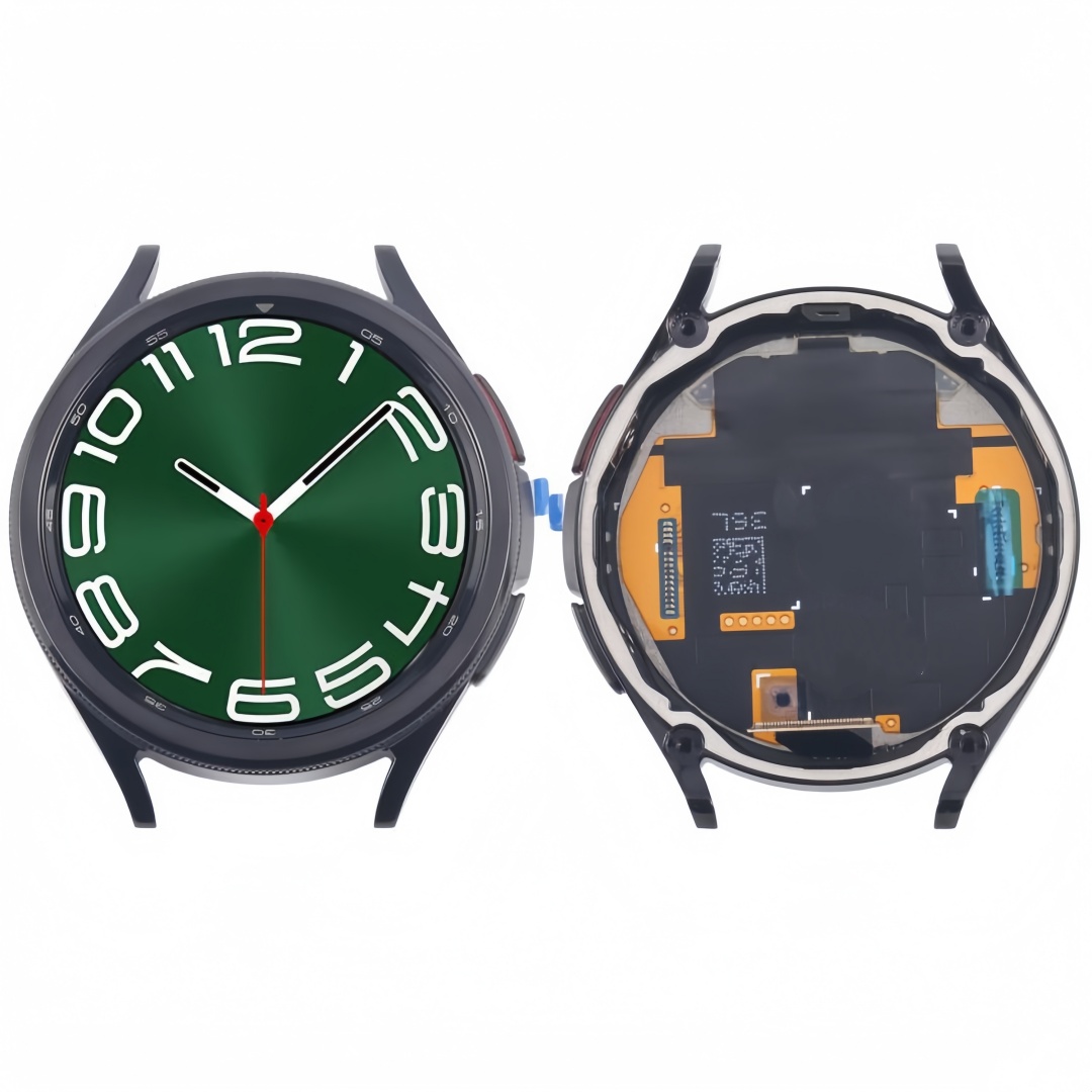 Digitizer Touch Screen - Smartwatch LCD-Bildschirm mit Rahmen, geeignet für
