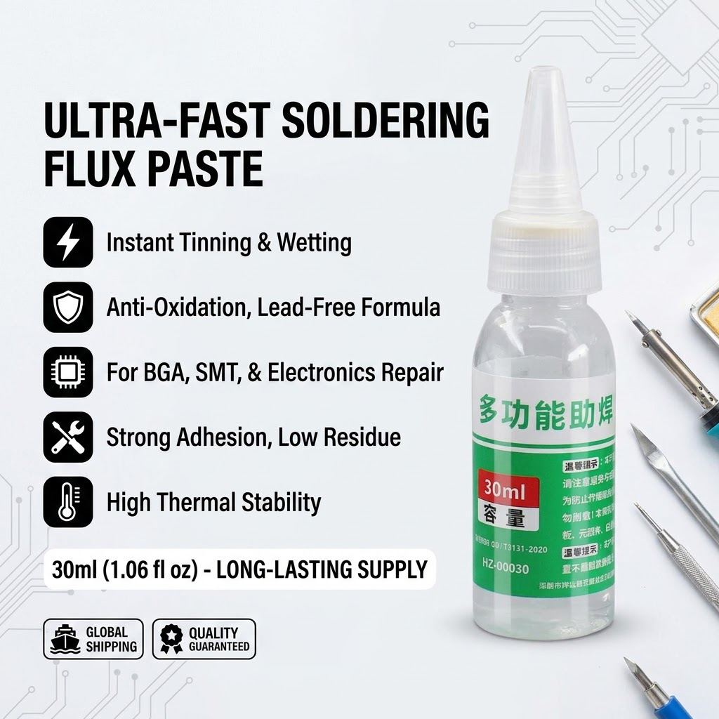 Soldering Flux Liquid - 30ml/50ml Multifunktionales Flüssig-Lötflussmittel für Edelstahl &