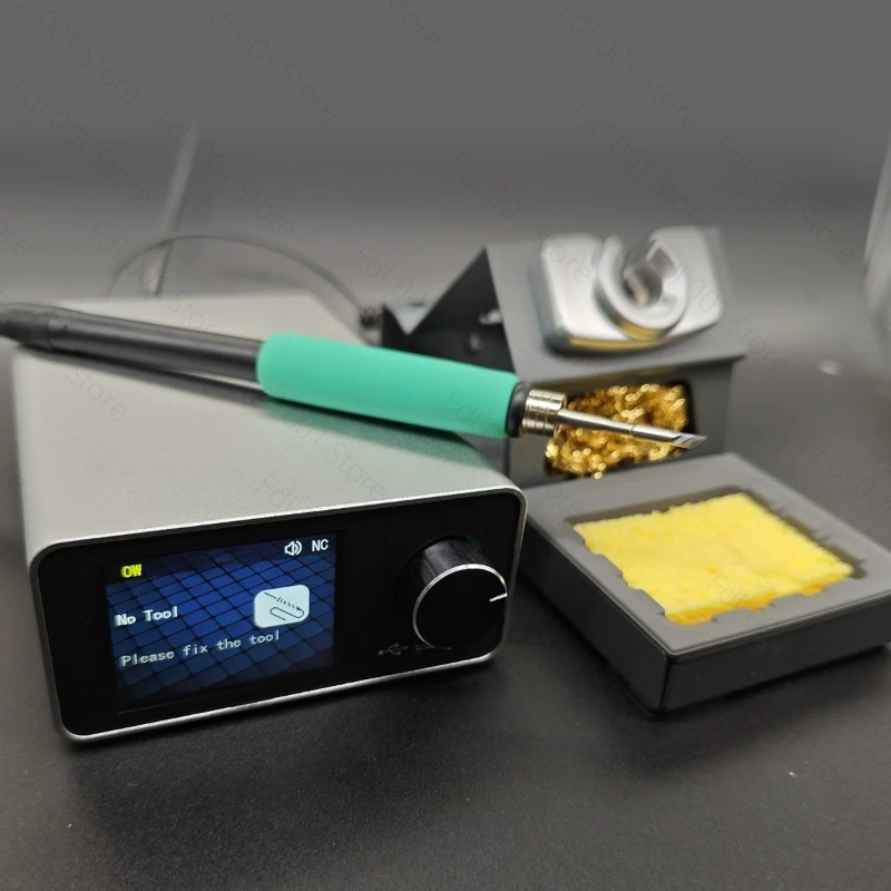 Electronics Repair Kit With Soldering Iron - 240-W-Lötstation-Set mit SDC02-Halter, T245-T210-Lötspitzen und C245-C210-Griffen
