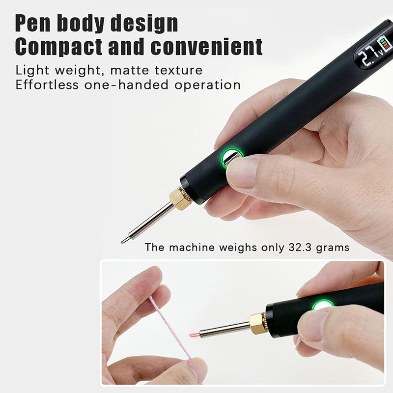 Electronics Repair Kit With Soldering Iron - Mini-Lötkolben-Set – Einstellbare Spannung und tragbares