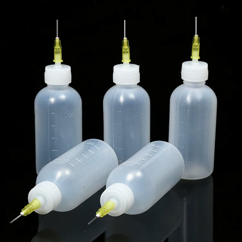 Soldering Flux Liquid - 50ml Plastik-Handflasche Reiniger Lötflüssigkeit Klare Flüssigkeit