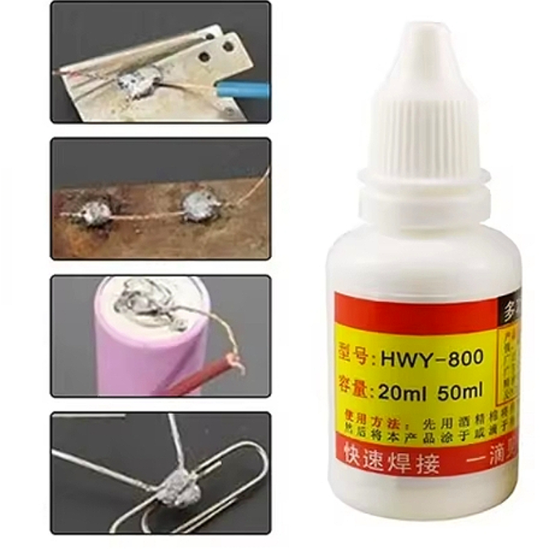 Soldering Flux Liquid - NEUE HWY800 20ml Edelstahl-Flussmittelpaste Flüssiges Schweißwerkzeug