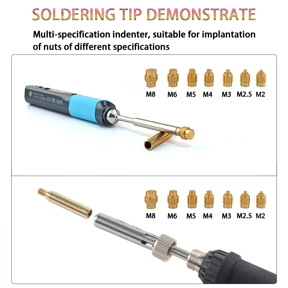 TS/T65 Heiß-Einpressmuttern-Se – Electronics Repair Kit With Soldering Iron Bewertung und Preis